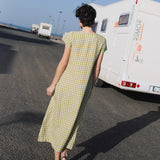 CHORA maxi button-down linen dress - notperfectlinen