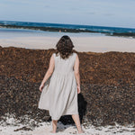 Sleeveless maxi MAMA linen dress - notPERFECTLINEN