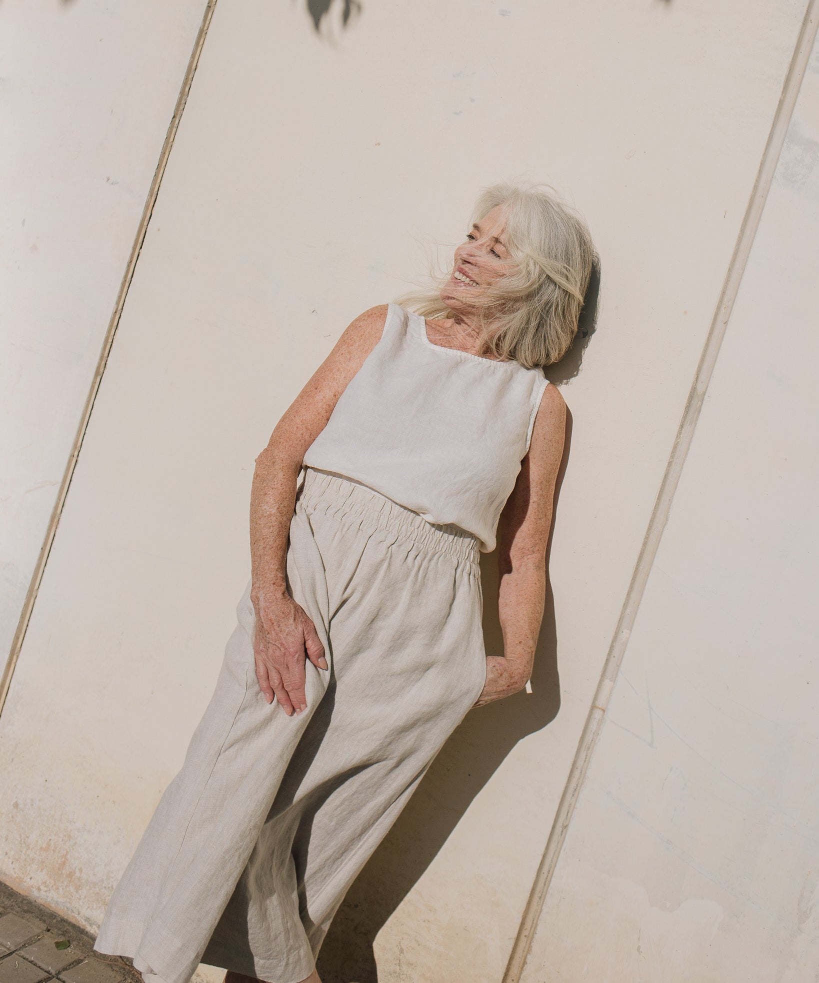 VIENNA linen tank top - notPERFECTLINEN