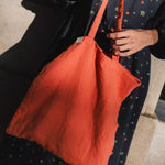 Book Lover's Linen Tote Bag - notperfectlinen