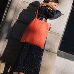 Book Lover's Linen Tote Bag - notperfectlinen