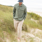 R: Men’s linen pants ALBURY (Size: S; Color: Indigo) - notperfectlinen