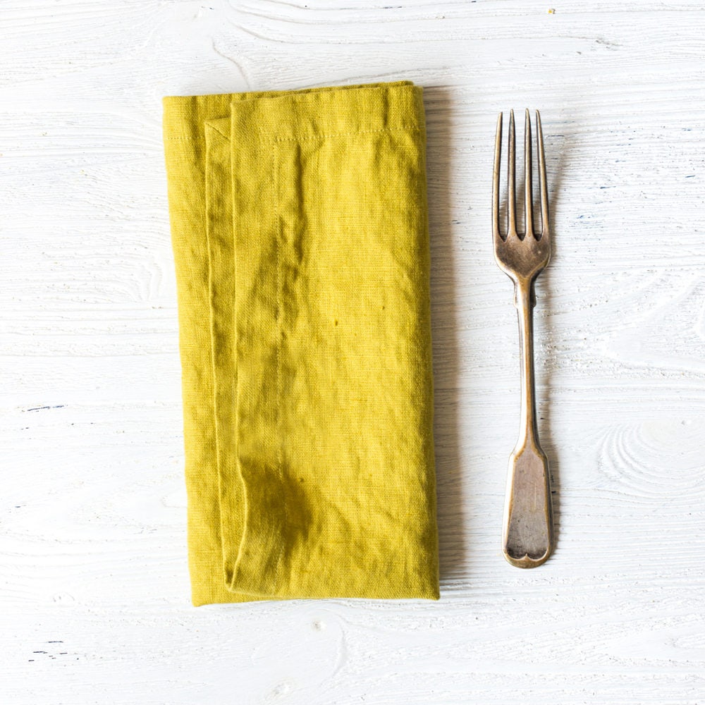 Linen Napkins - Set of 6 14.9 in