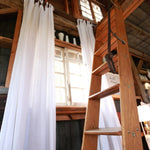 Linen CURTAIN in White / 1 PANEL - notperfectlinen