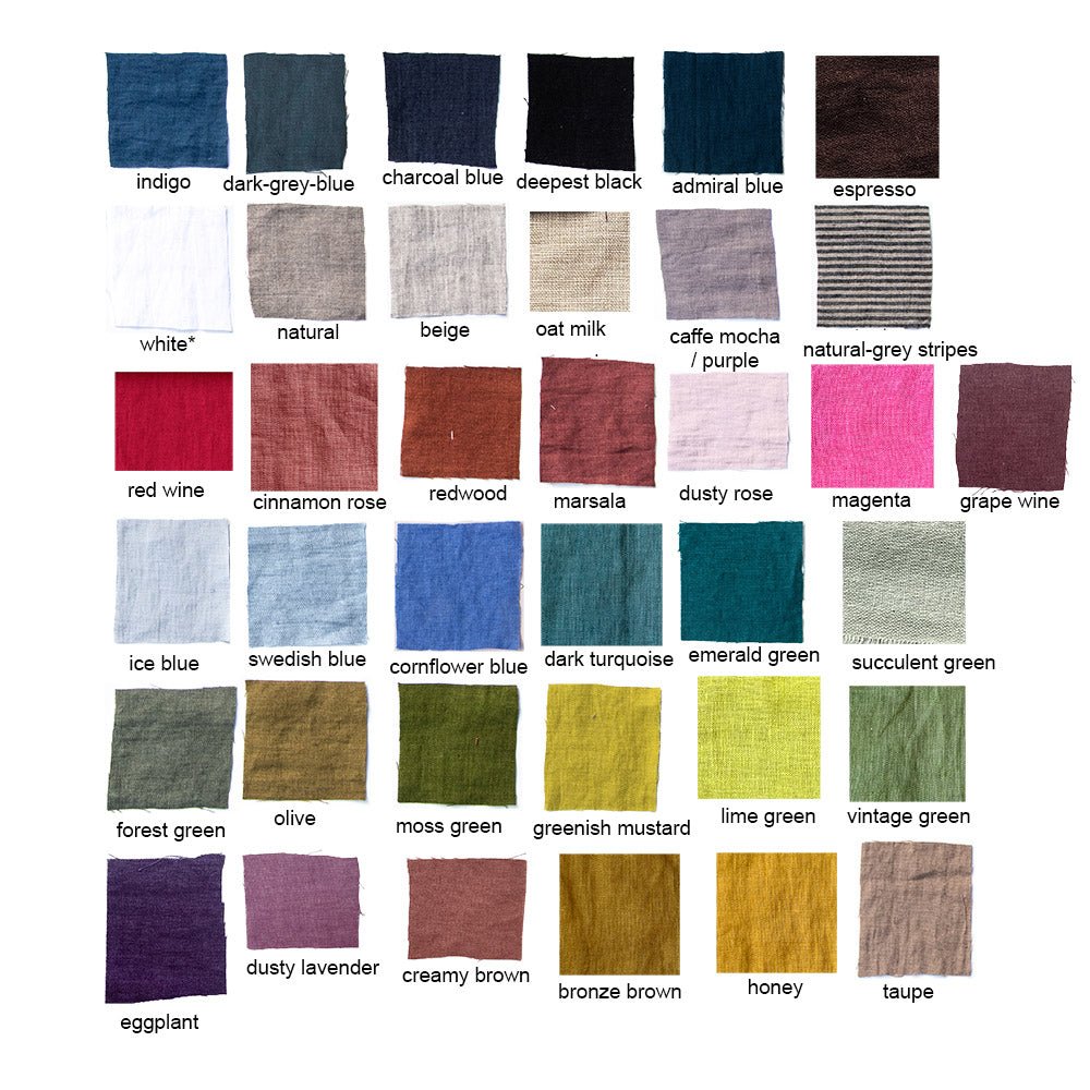 Linen CURTAIN in White / 1 PANEL - notperfectlinen