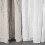 Linen CURTAIN in White / 1 PANEL - notperfectlinen
