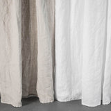 Linen CURTAIN in White / 1 PANEL - notperfectlinen