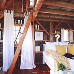 Linen CURTAIN in White / 1 PANEL - notperfectlinen