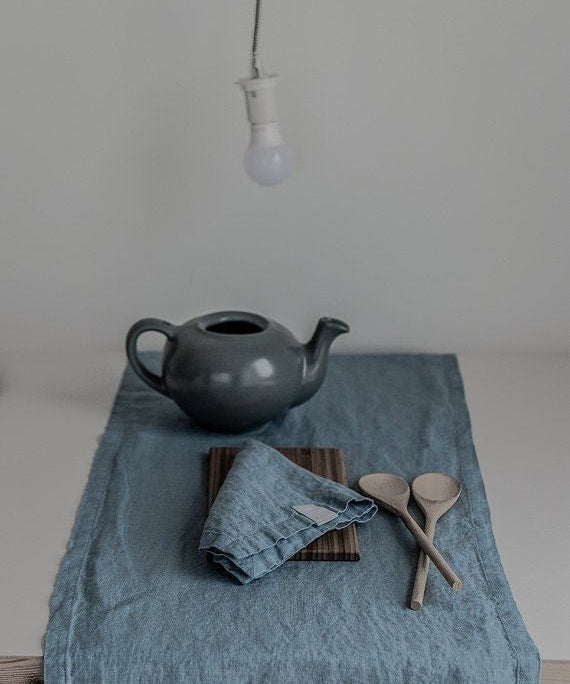 Linen Table Runner - notperfectlinen