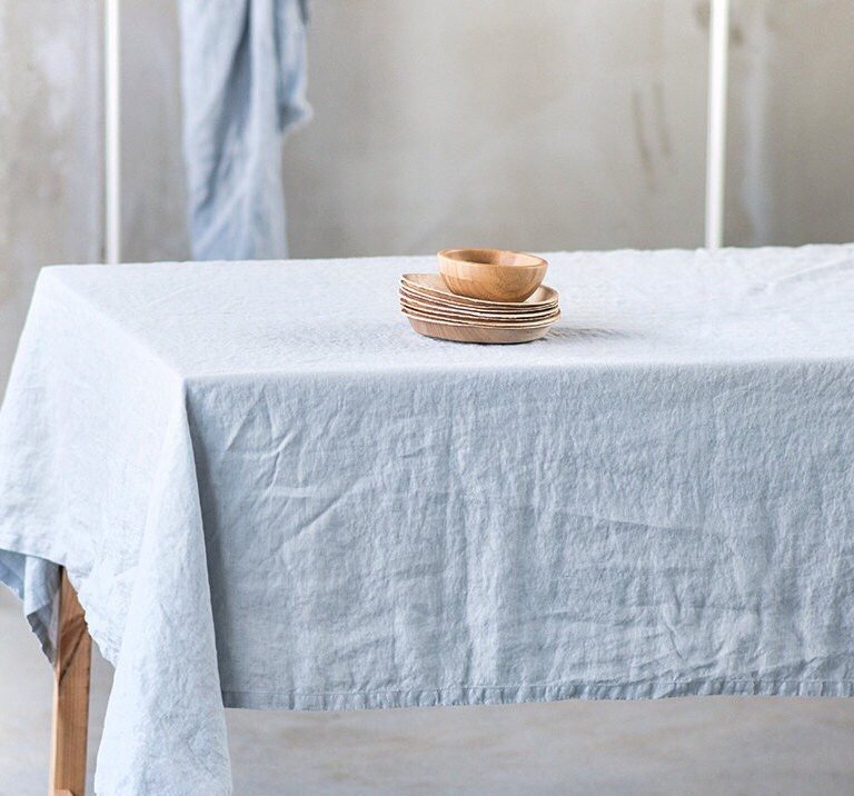 Linen tablecloth (140x138 cm | 55.1x54.3 in) - notperfectlinen