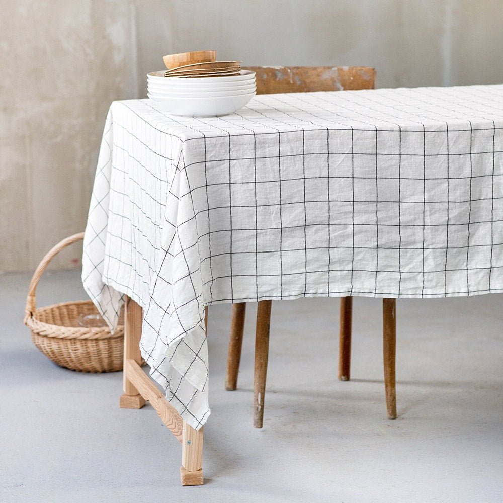 Linen tablecloth (250x138 cm | 98.4x54.3 in) - notperfectlinen