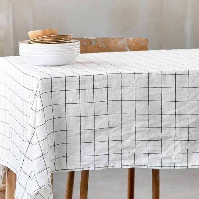 Linen tablecloth (250x138 cm | 98.4x54.3 in) - notperfectlinen