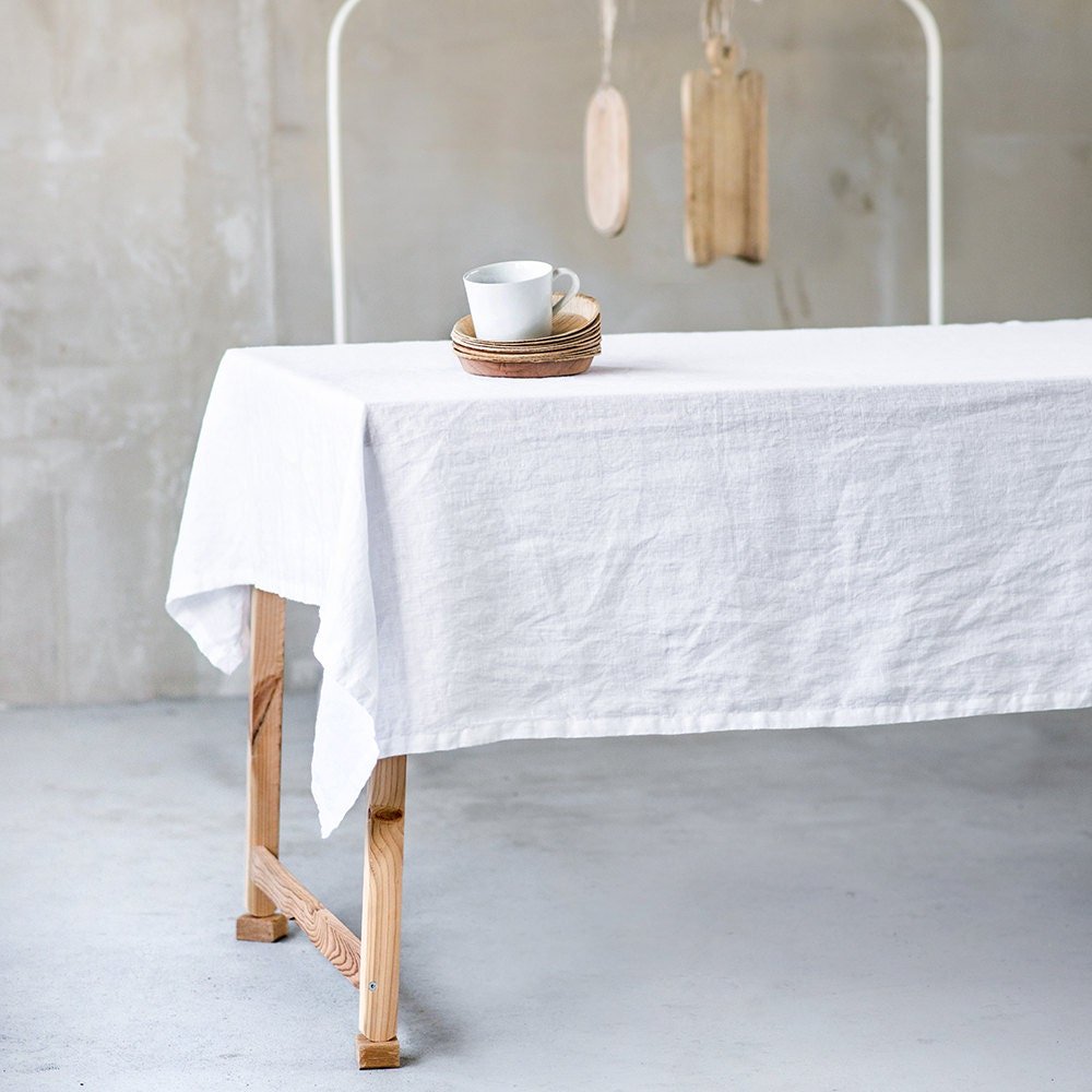 Linen tablecloth (350x138 cm | 137.8x54.3 in) - notperfectlinen