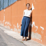 Maxi WELS wide leg linen pants - notperfectlinen