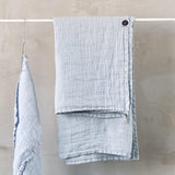 Set of 2 - Large linen waffle bath towel (READY TO SHIP) - notPERFECTLINEN