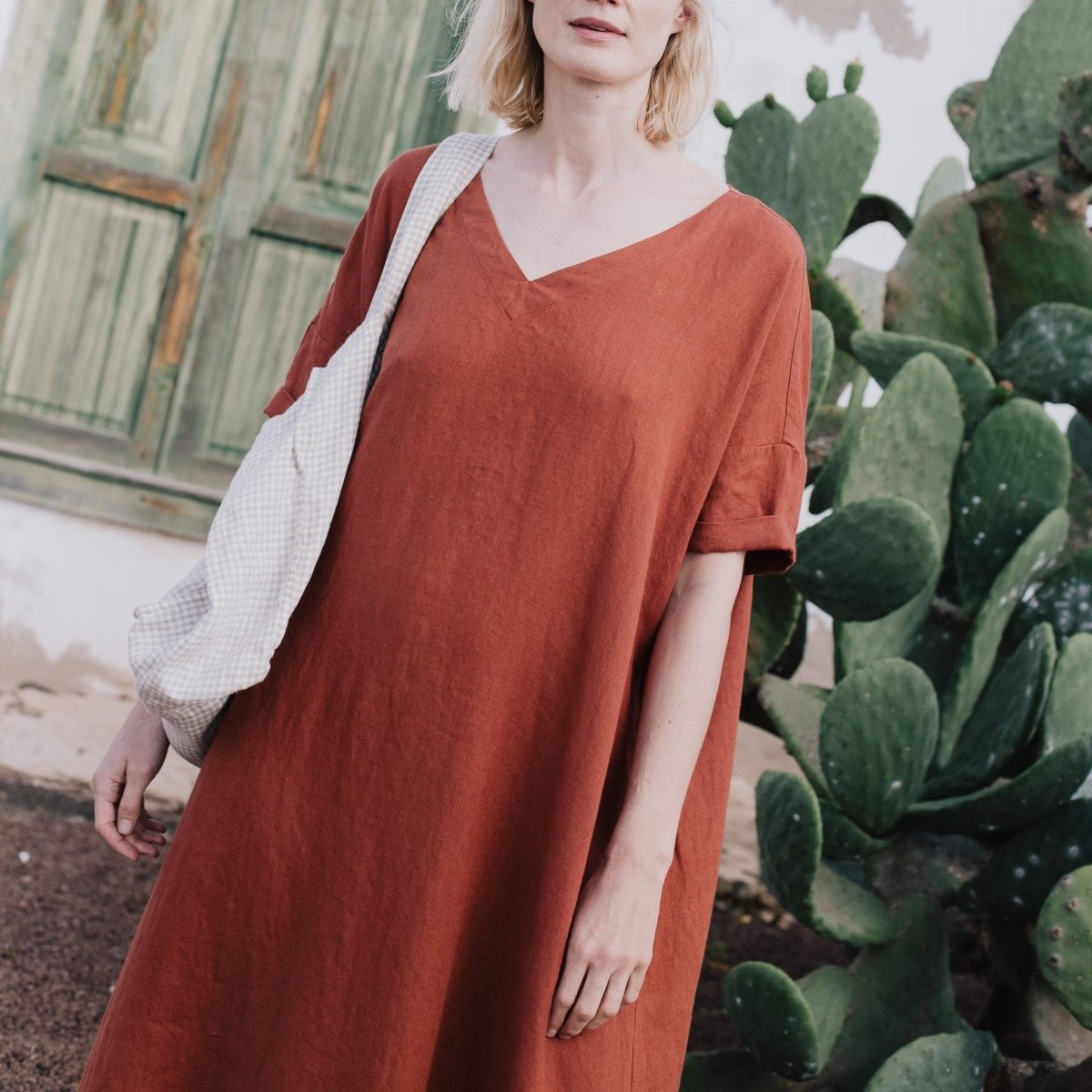 BERLIN oversized linen dress - notPERFECTLINEN