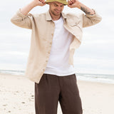 Men’s long sleeve linen shirt MONTREAL - notPERFECTLINEN