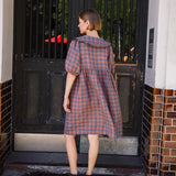 DOMME oversized linen dress