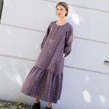 NORCIA relaxed linen dress