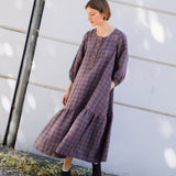 NORCIA relaxed linen dress
