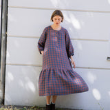 NORCIA relaxed linen dress