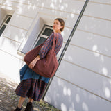 NORCIA relaxed linen dress