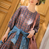 NORCIA relaxed linen dress