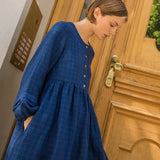 ODDA oversized linen dress