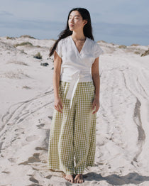 Maxi WELS wide leg linen pants - notperfectlinen