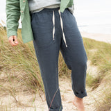 R: Men’s casual linen pants ONTARIO (Size: S; Color: Oat Milk)