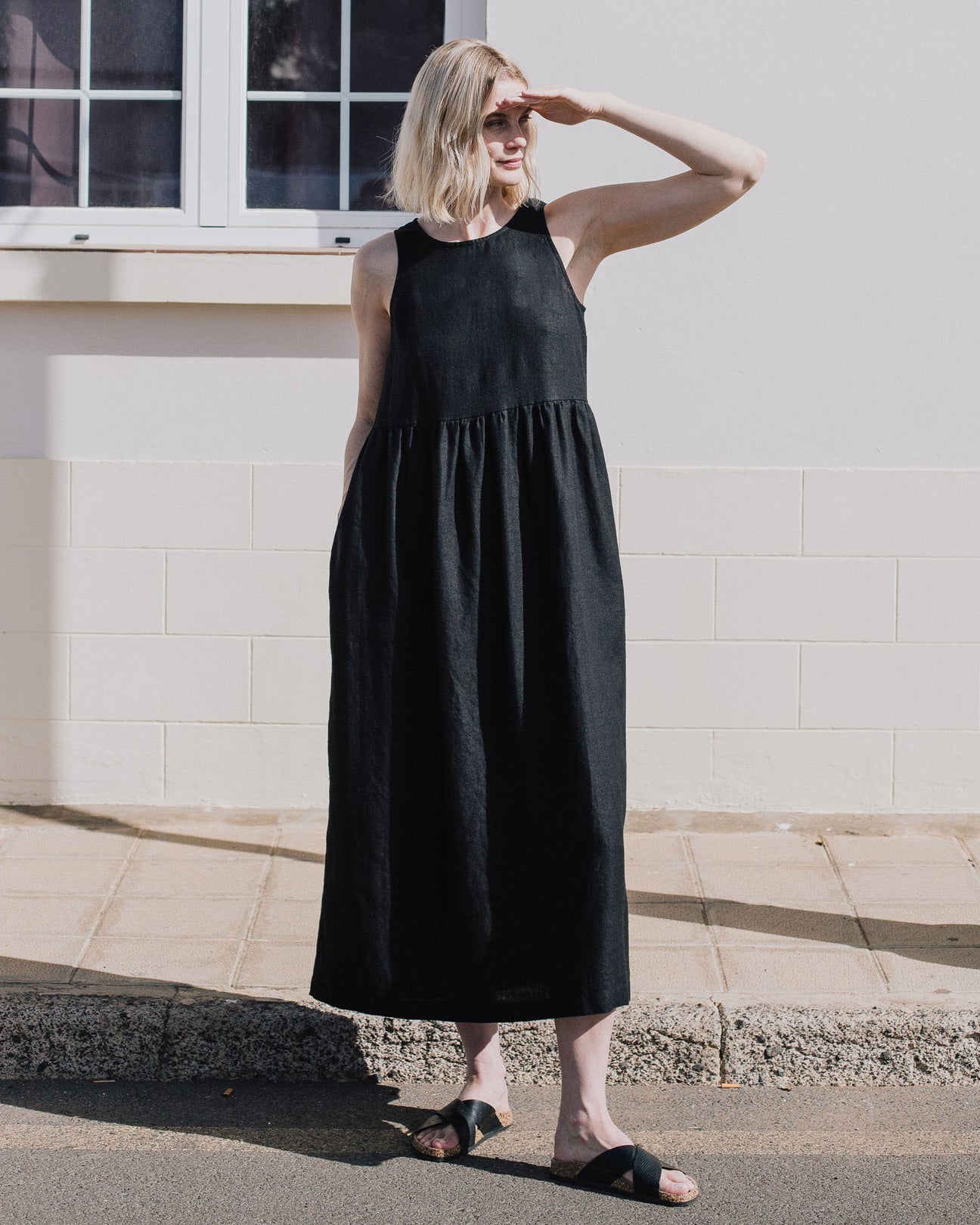 Maternity Long Sleeve Linen Formal Shirt