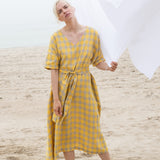 BERLIN linen dress (Gingham Collection) - notPERFECTLINEN