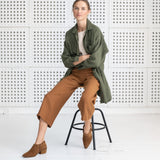 R: PUGLIA linen pants (Size: XS; Color: Oat Milk) - notperfectlinen