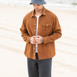 Men’s long sleeve linen shirt MONTREAL in HEAVY linen