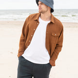 Men’s long sleeve linen shirt MONTREAL in HEAVY linen