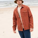 Men’s long sleeve linen shirt MONTREAL in HEAVY linen