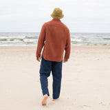 Men’s long sleeve linen shirt MONTREAL in HEAVY linen