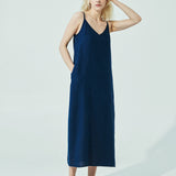 LANGLEY-2 maxi slip linen dress (SS24)