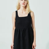 PARK trapeze neckline linen dress (SS24)