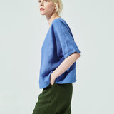 AURORA oversized linen top (SS24)