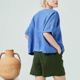 AURORA oversized linen top (SS24)