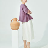 AURORA oversized linen top (SS24)