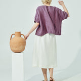 AURORA oversized linen top (SS24)