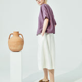 AURORA oversized linen top (SS24)