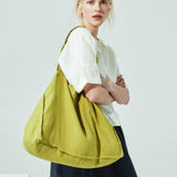 Linen Tote Bag in Lime (SS24)