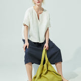 AURORA oversized linen top (SS24)