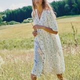 RONDA button down linen dress