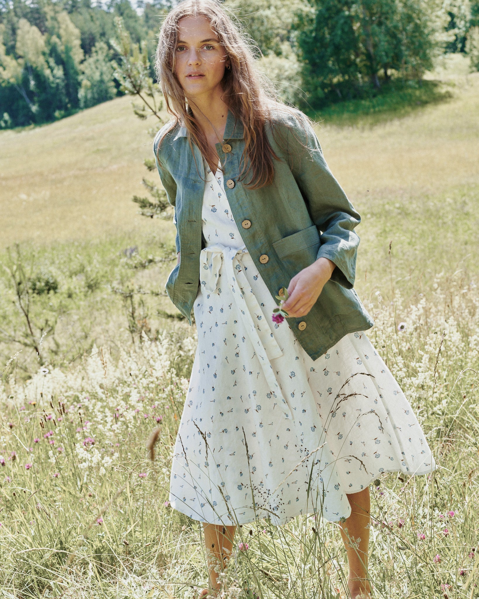 CANNES-2 wrap linen dress - notperfectlinen