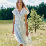 CANNES-2 wrap linen dress - notperfectlinen