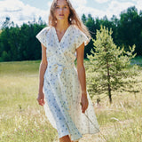 CANNES-2 wrap linen dress - notperfectlinen